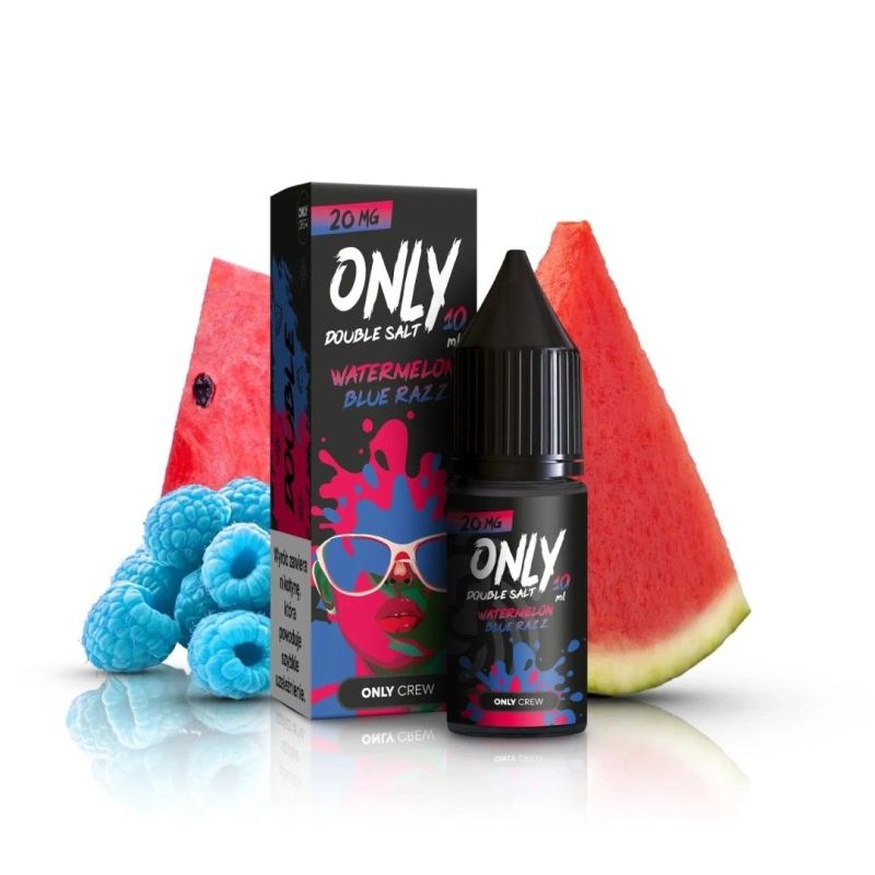 Only Double Salt – Watermelon Blue Razz 20mg 10ml | BigVapoteur