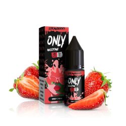 Only Nicotine E-liquid - Strawberry 18mg 10ml | BigVapoteur