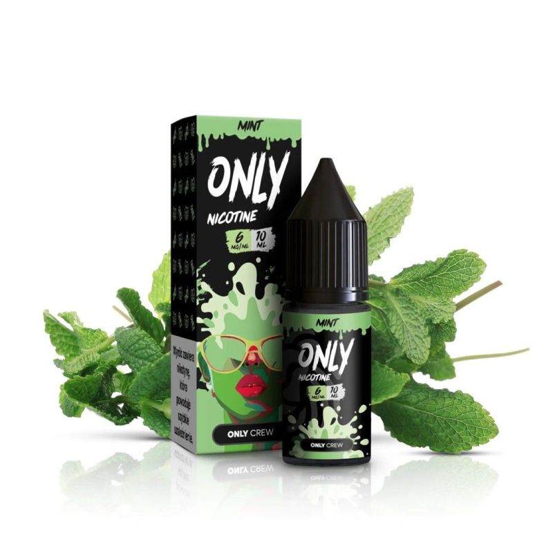 Only Nicotine E-liquid - Mint 6mg 10ml | BigVapoteur