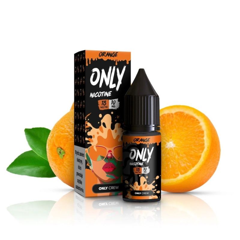 Liquid Only Nicotine - Orange 18mg 10ml | BigVapoteur
