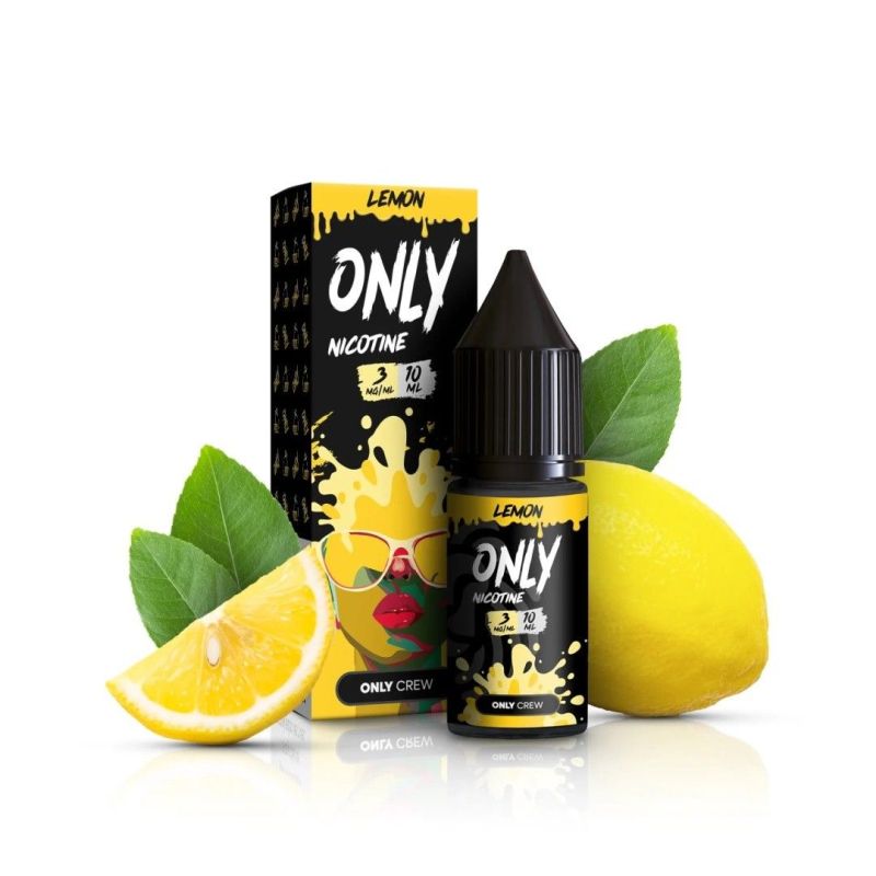 Only Nicotine E-liquid - Lemon 3mg 10ml | BigVapoteur