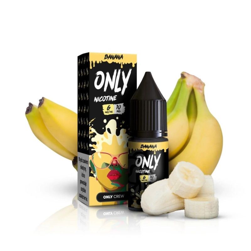 Only Nicotine E-liquid – Banana 6mg 10ml | BigVapoteur
