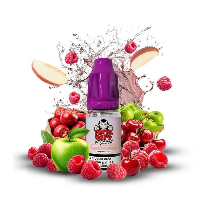 Vampire Vape NicSalts - Cherry Rasp Apple (Cerise Framboise Pomme) 20mg 10ml | BigVapoteur