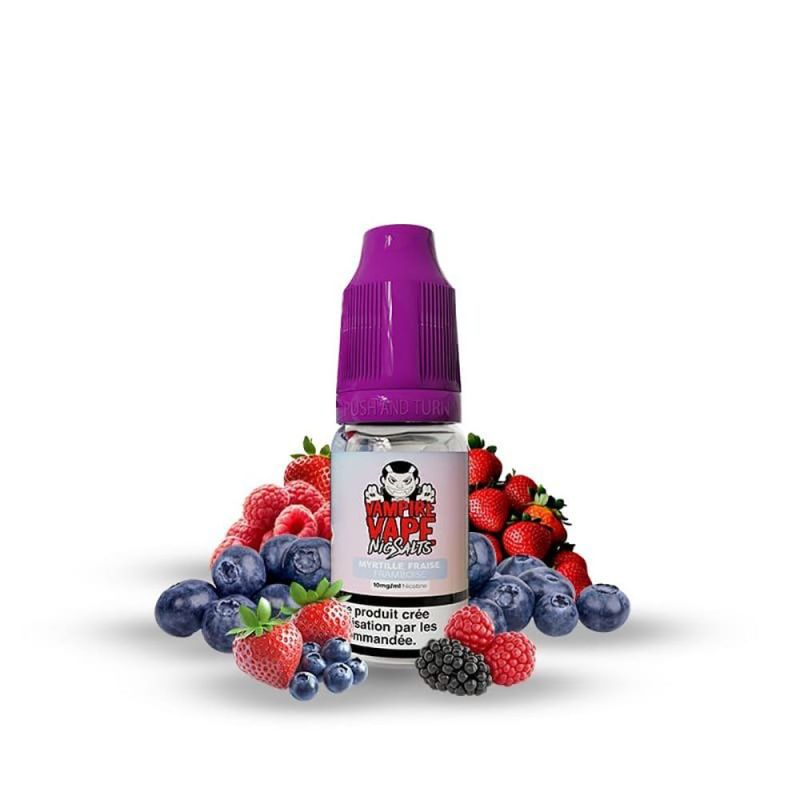 E-liquide Vampire Vape NicSalts - Myrtille Fraise Framboise 20mg 10ml | BigVapoteur