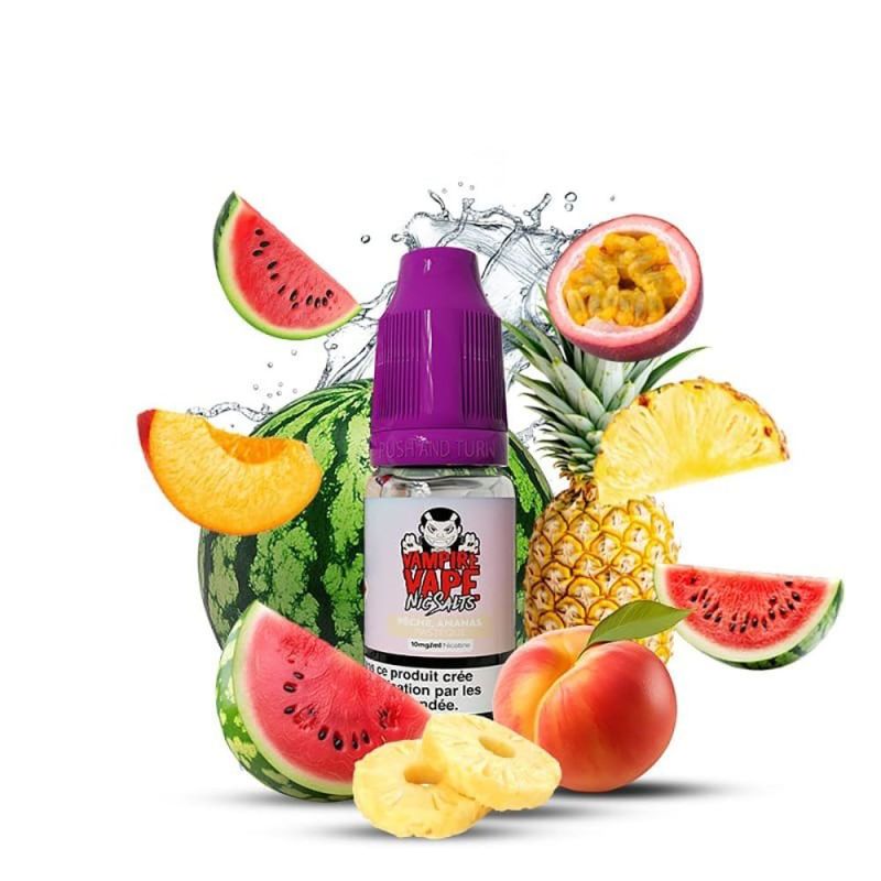 Vampire Vape NicSalts - Peach Pineapple Watermelon 20mg 10ml | BigVapoteur
