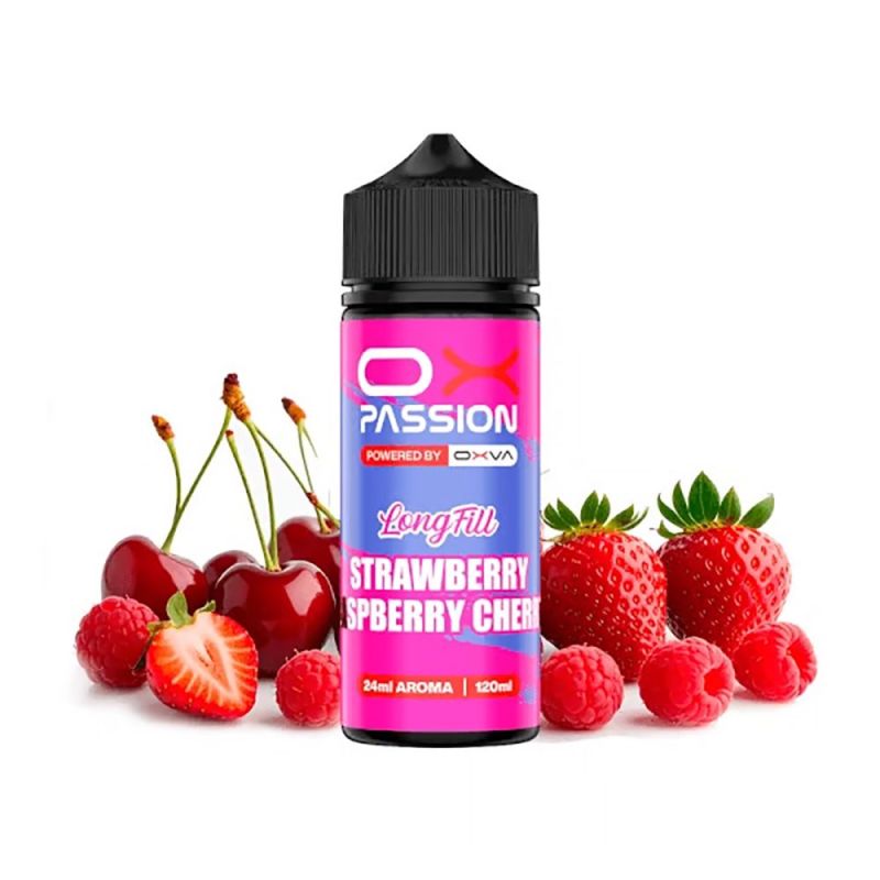 OXVA OX Passion Longfill 24/120ml - Strawberry Raspberry Cherry | BigVapoteur