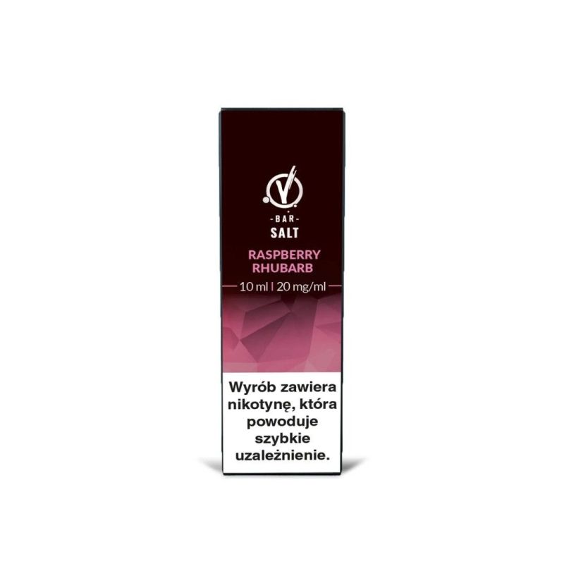 VBar Salt E-liquid - Raspberry Rhubarb 20mg 10ml | BigVapoteur