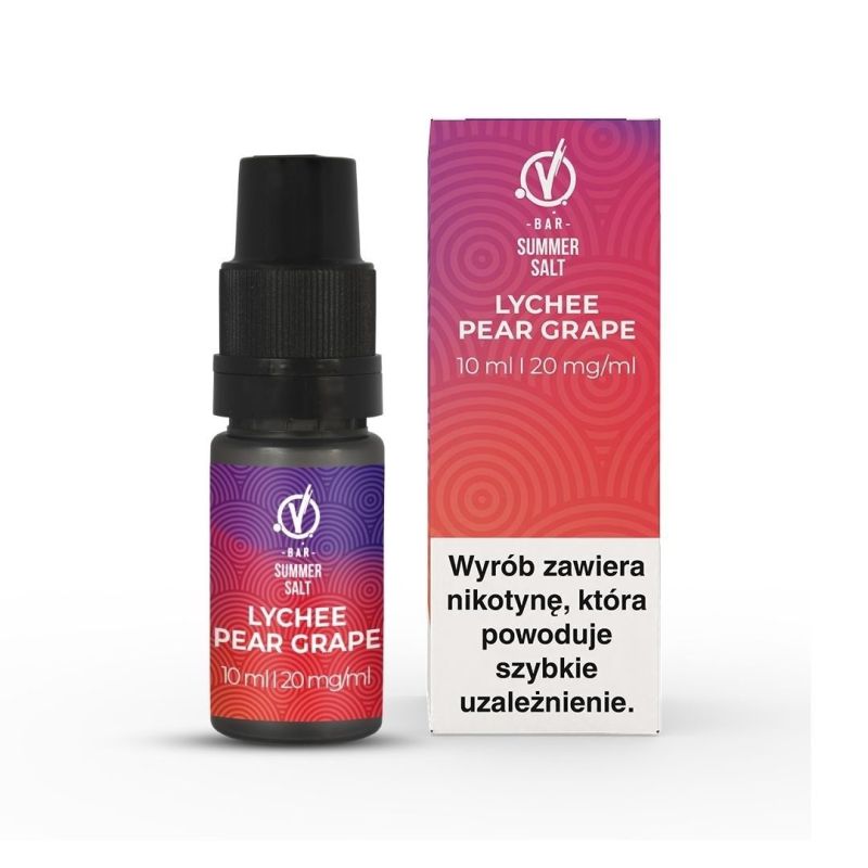 VBar Summer Salt - Lychee Pear Grape 20mg 10ml | BigVapoteur