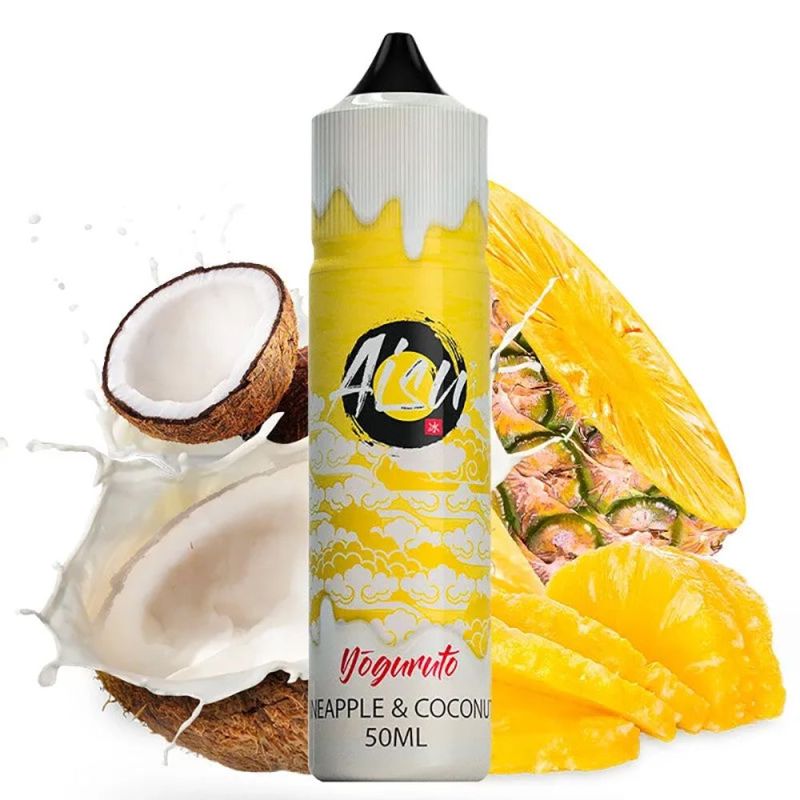 Premix Aisu Yoguruto - Pineapple & Coconut 50/60ml | BigVapoteur
