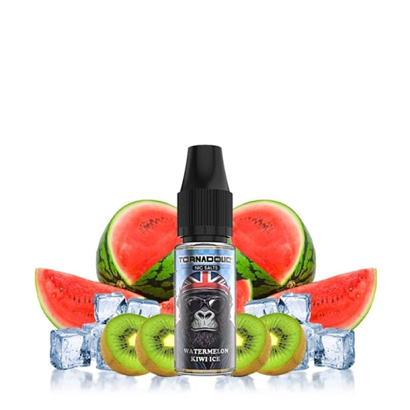 Liquid Tornado Salt - Watermelon Kiwi Ice 20mg 10ml | BigVapoteur