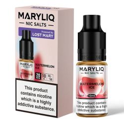 Liquid Maryliq Nic Salts - Watermelon Ice 20mg 10ml | BigVapoteur