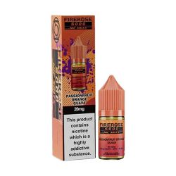 FireRose 5000 Nic Salts - Passionfruit Orange Guava 20mg 10ml | BigVapoteur