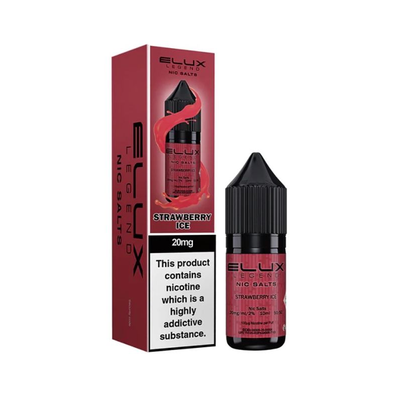 E-liquide Elux Legend Nic Salts - Fraise Glacée 20mg 10ml | BigVapoteur