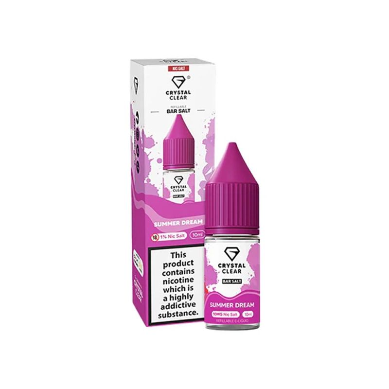 E-liquid Crystal Clear Salts - Summer Dream 20mg 10ml | BigVapoteur
