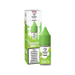 Liquid Crystal Clear Salts - Fresh Mint 20mg 10ml | BigVapoteur
