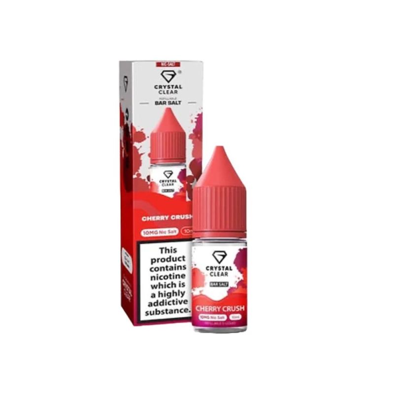 E-liquid Crystal Clear Salts - Cherry Crush 20mg 10ml | BigVapoteur