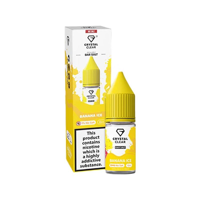E-liquid Crystal Clear Salts - Banana Ice 20mg 10ml | BigVapoteur