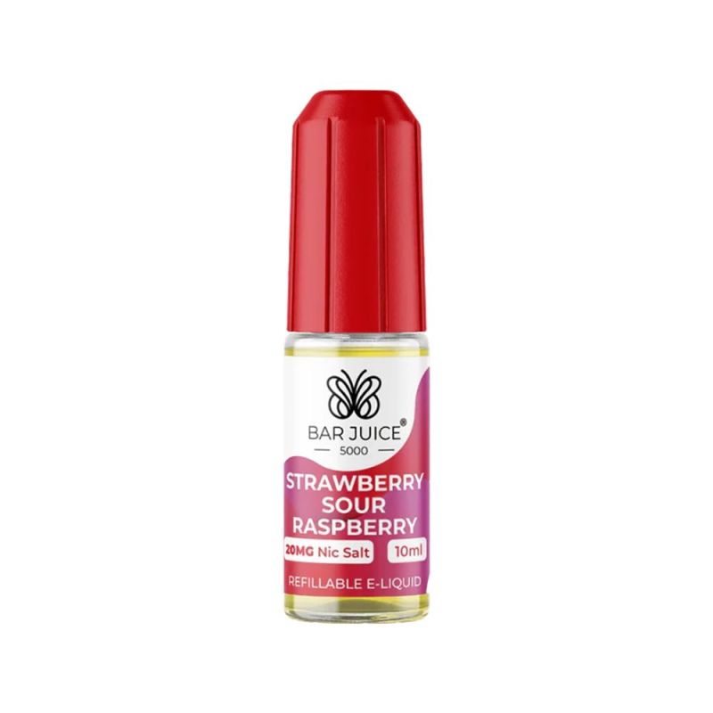 E-liquide Bar Juice 5000 - Fraise Framboise Acidulée 20mg 10ml | BigVapoteur