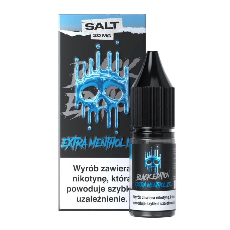 Liquid Dark Line Black Salt - Extra Menthol Ice 20mg 10ml | BigVapoteur