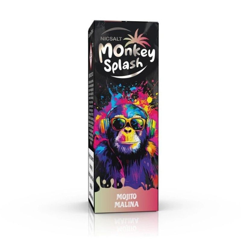 Monkey Splash Salt - Mojito Raspberry 20mg 10ml | BigVapoteur
