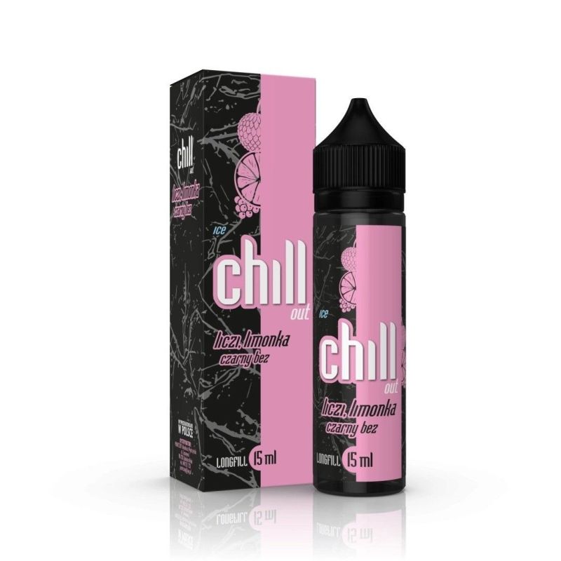 Longfill Chill Out - Liczi Czarny Bez Limonka Ice 15/60ml | BigVapoteur