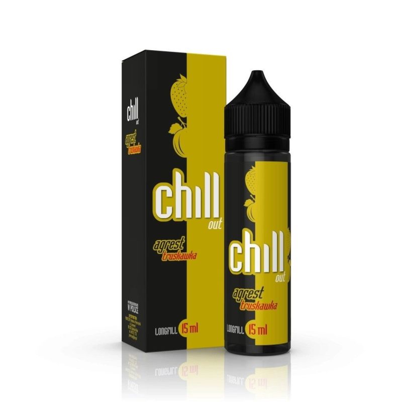 Longfill Chill Out - Agrest Truskawka 15/60ml | BigVapoteur
