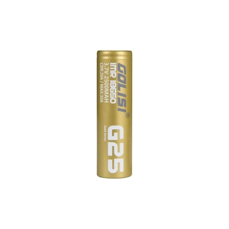 Golisi G25 18650 Battery 2500mAh | BigVapoteur