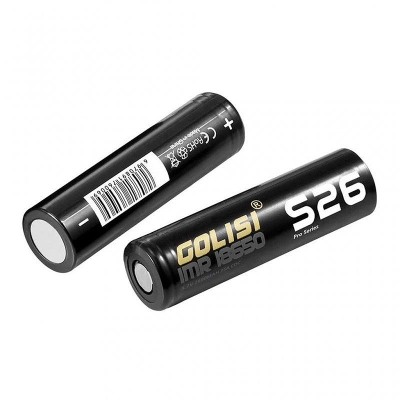 Accumulateur Golisi S26 18650 2600mAh | BigVapoteur
