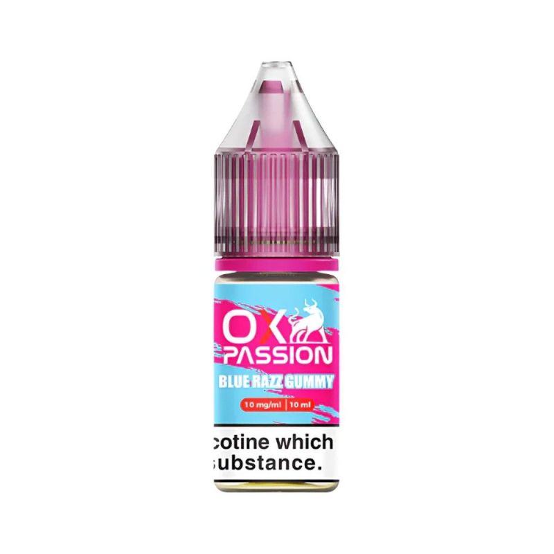 E-liquide OXVA OX Passion Salt 10ml - Blue Razz Gummy 10mg | BigVapoteur