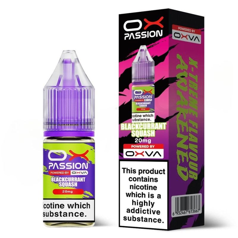 Liquid OXVA OX Passion Salt 10ml - Blackcurrant Squash 20mg | BigVapoteur