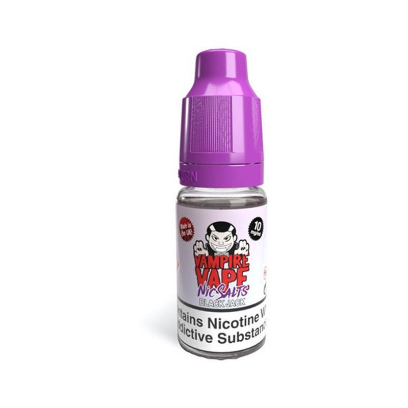 Liquid Vampire Vape NicSalts - Black Jack 20mg 10ml | BigVapoteur