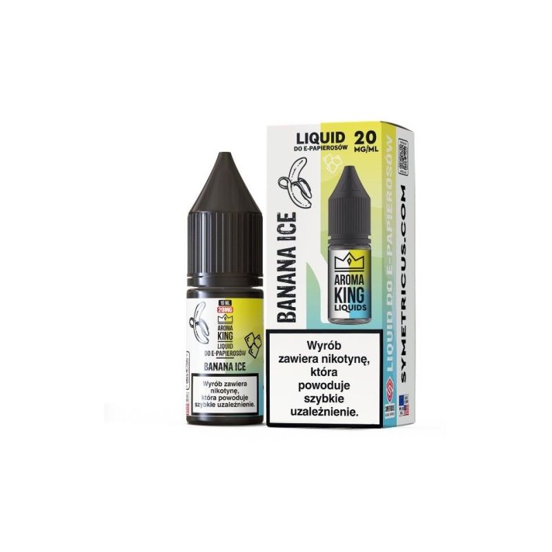 Liquid Aroma King Salt - Banana Ice 20mg 10ml | BigVapoteur