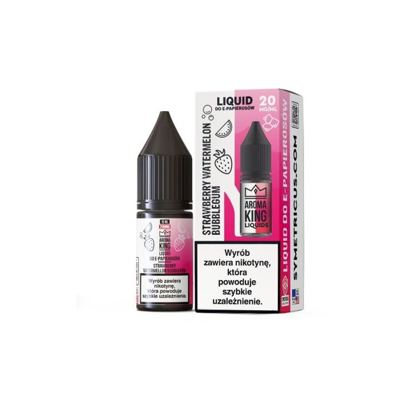 Liquid Aroma King Salt - Strawberry Watermelon Bubblegum 20mg 10ml | BigVapoteur