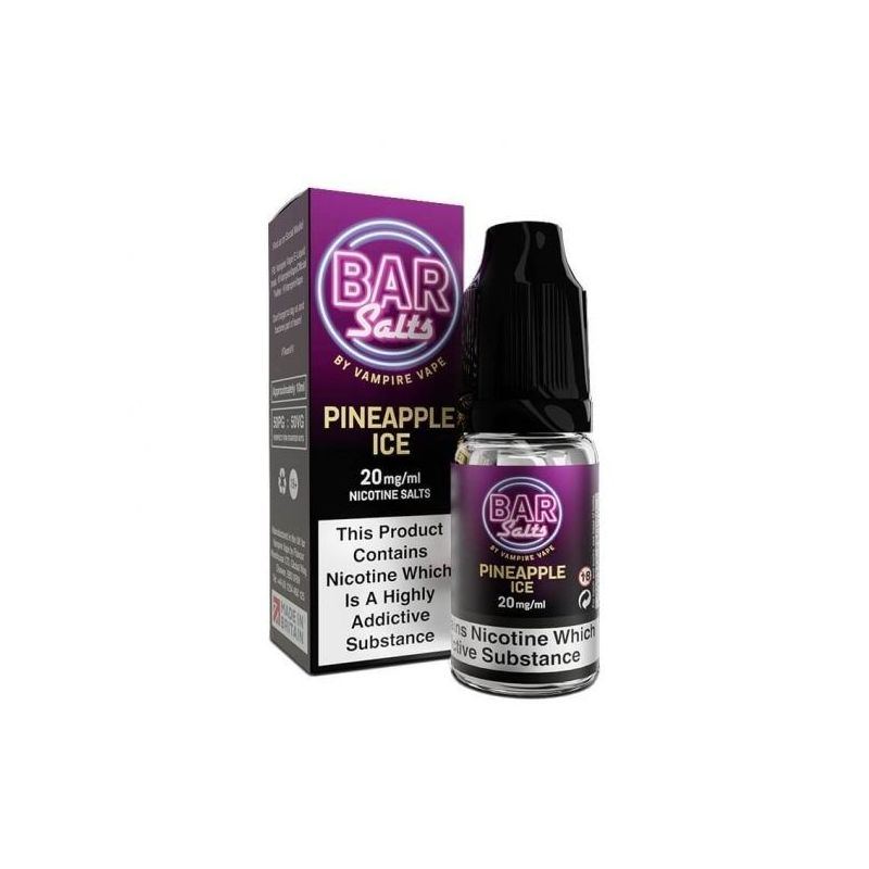 E-liquide Vampire Vape Bar Salts - Pineapple Ice 20mg 10ml | BigVapoteur