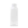 Square PET Bottle Smooth with Cap 1 L - White | BigVapoteur