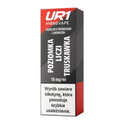 Liquid UR1 - Wild Strawberry Lychee Strawberry 18mg 10ml | BigVapoteur