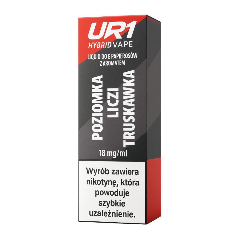 Liquid UR1 - Wild Strawberry Lychee Strawberry 18mg 10ml | BigVapoteur