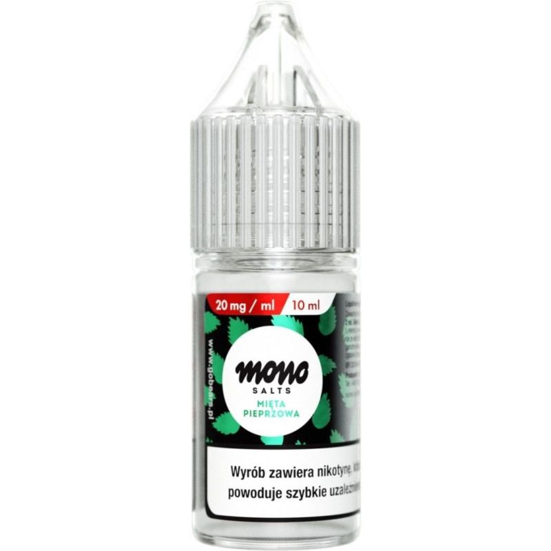 Liquid MONO Salts - Peppermint 20mg 10ml | BigVapoteur