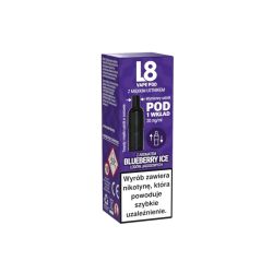 Wkład L8 Vape 800puff - Blueberry Ice 20mg | BigVapoteur