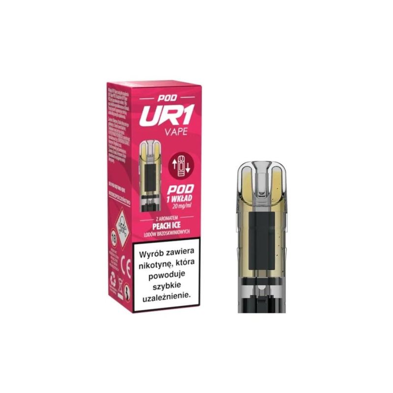 Cartouche UR1 Vape - Peach Ice 20mg | BigVapoteur