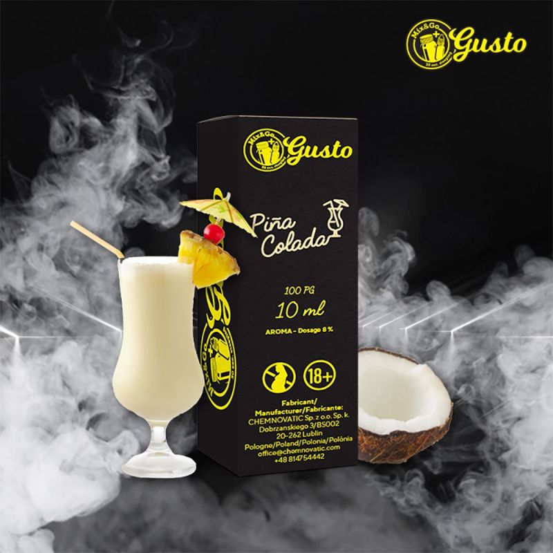 Arôme Mix and Go Gusto - Piña Colada 10ml | BigVapoteur