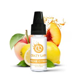 Crazy Labs - Peche Citron 12mg 10ml | BigVapoteur