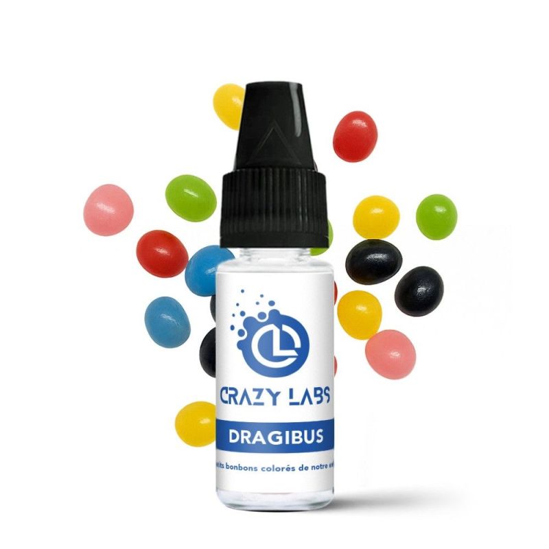 E-liquide Crazy Labs - Dragibus 6mg 10ml | BigVapoteur
