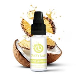 E-liquide Crazy Labs - Coco Ananas 6mg 10ml | BigVapoteur