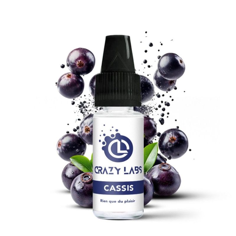 Crazy Labs - Cassis 12mg 10ml | BigVapoteur