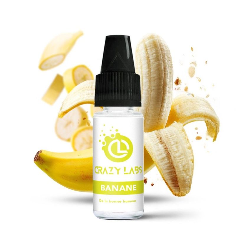 Crazy Labs - Banane 6mg 10ml | BigVapoteur
