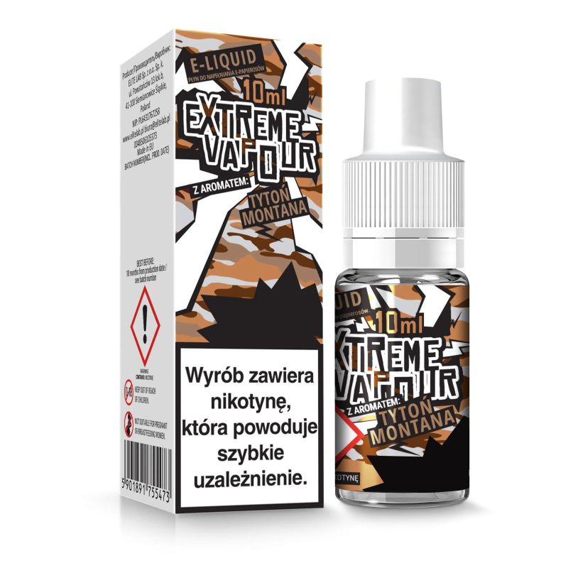Liquid Extreme Vapour Tytoń Montana 10ml 6mg – e-liquid nikotynowy
