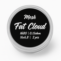 Fat Cloud Coil - Mesh Ni80 0.15 Ω 2 pcs | BigVapoteur