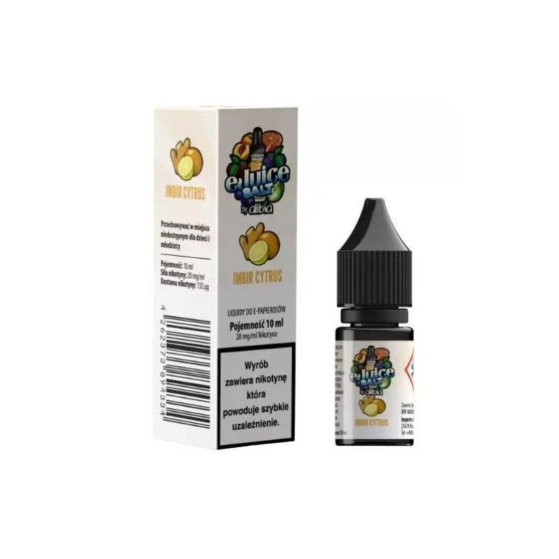 Liquid EJUICE Salt 20mg 10ml - Imbir Cytrus | Big Vapoteur
