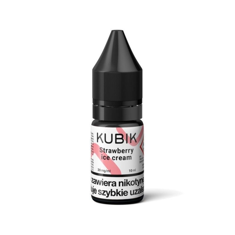 Liquid Kubik Salt 10ml - Strawberry Ice Cream 20mg | Big Vapoteur